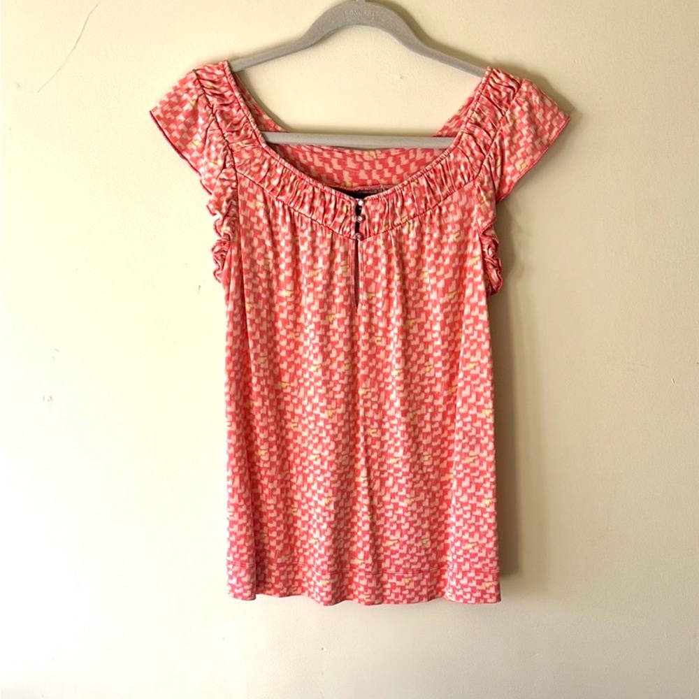 Marc by Marc Jacob’s pink cap sleeved top